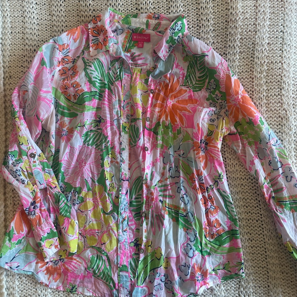Lilly Pulitzer for Target Button Down Shirt